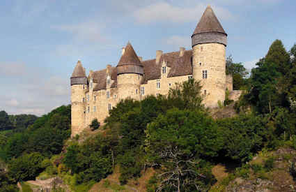 Slottet Culan, Frankrike